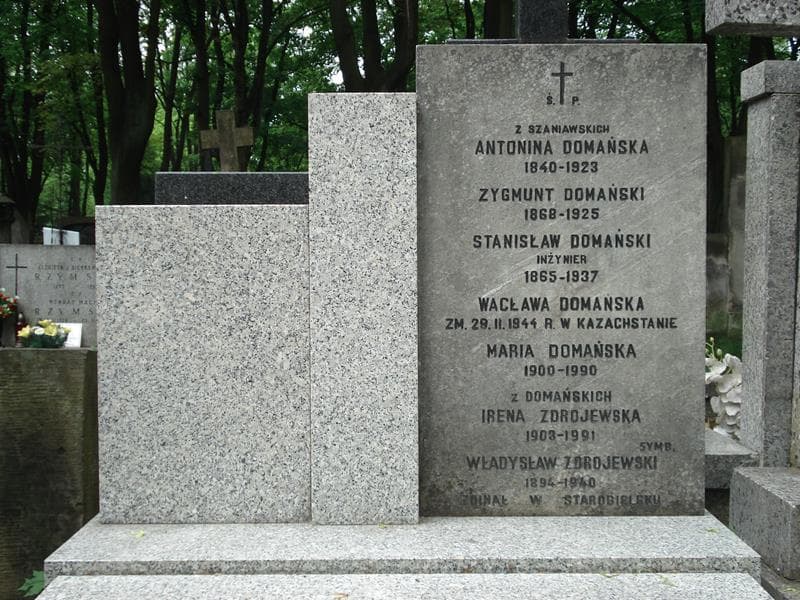Zdjęcie grobu Wacława Domańska (2)