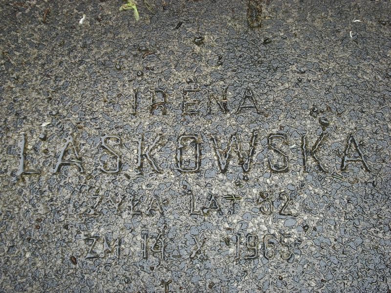 Zdjęcie grobu Irena Laskowska (1)