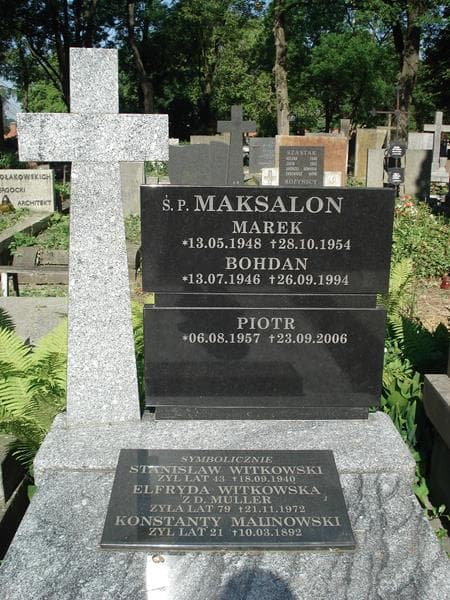 Zdjęcie grobu Marek Maksalon (2)