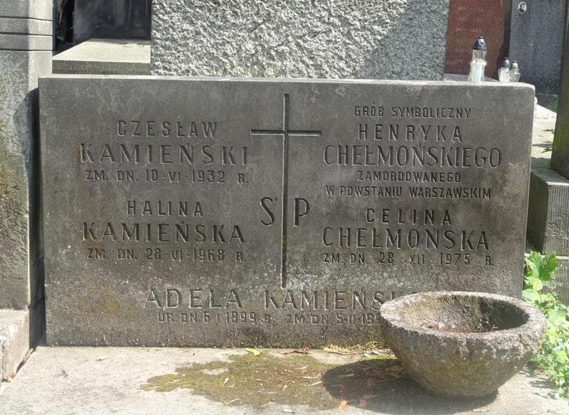 Zdjęcie grobu Henryk Chełmoński (2)