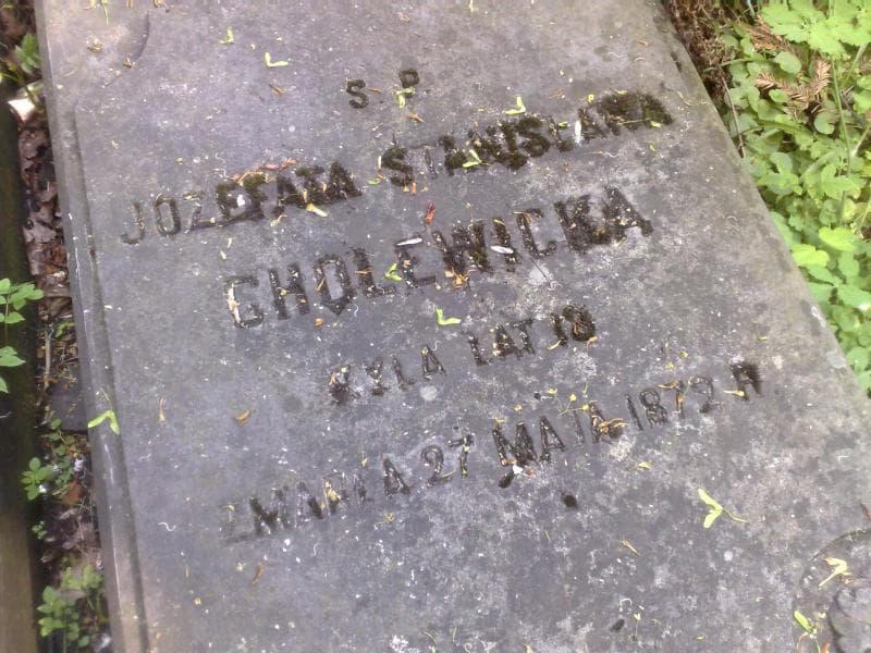 Zdjęcie grobu Józefata Stanisława Cholewicka (2)