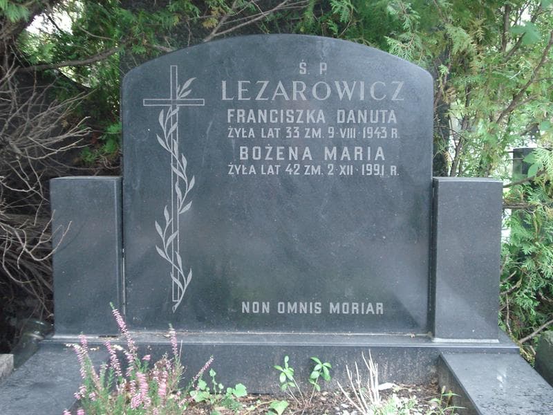 Zdjęcie grobu Franciszka Danuta Lezarowicz (2)