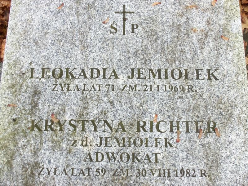 Zdjęcie grobu Leokadia Jemiołek (2)