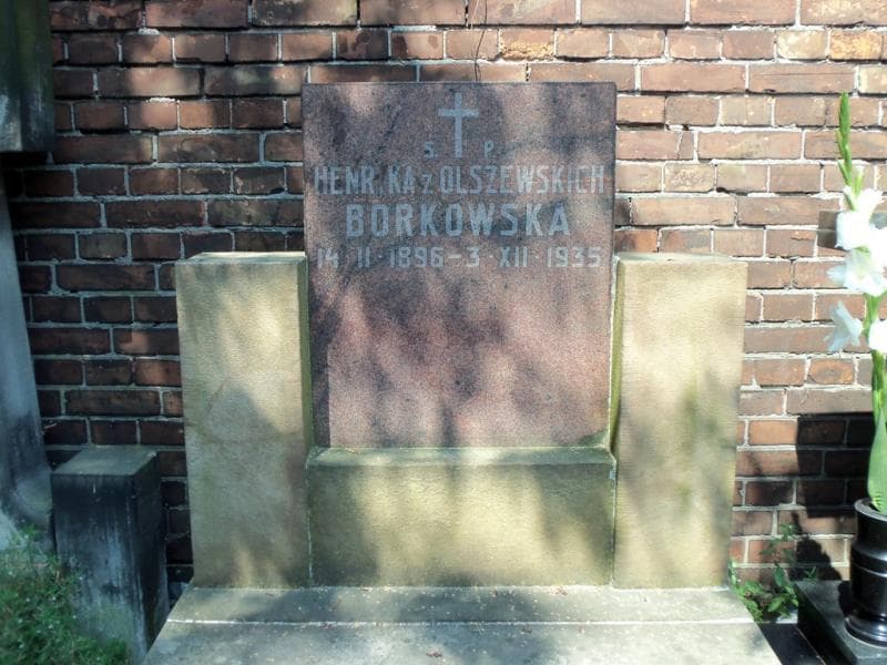 Zdjęcie grobu Henryka Borkowska (2)