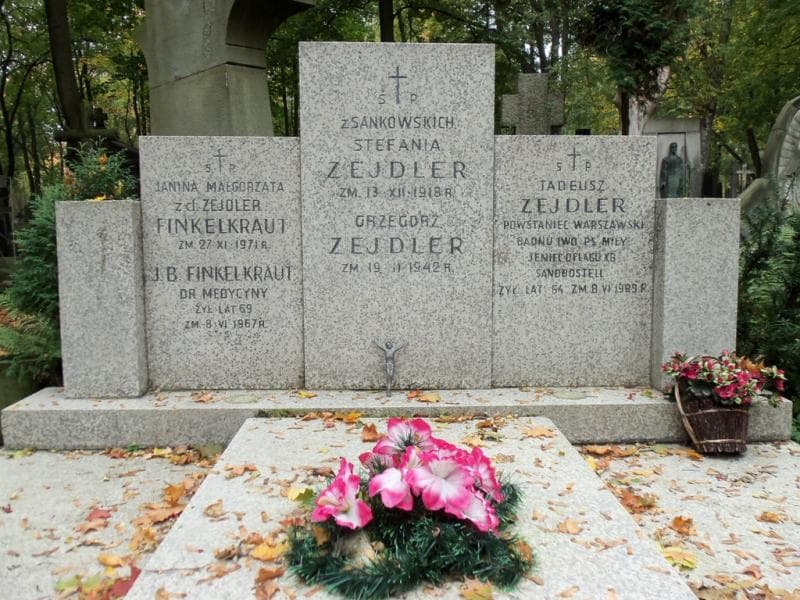 Zdjęcie grobu Janina Małgorzata Finkelkraut (2)