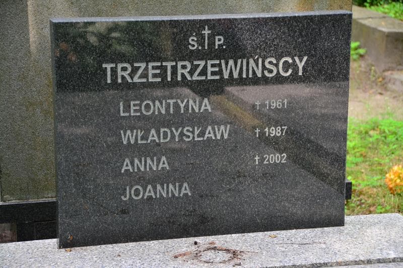 Zdjęcie grobu Leontyna Trzetrzewińska (2)