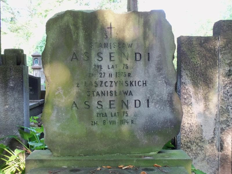 Zdjęcie grobu Stanisław Assendi (2)