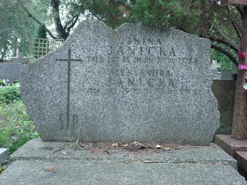 Zdjęcie grobu Aleksandra Janicka (2)