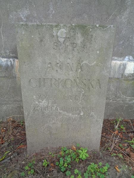 Zdjęcie grobu Anna Cierkońska (2)