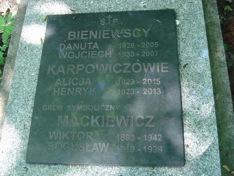 Zdjęcie grobu Wiktor Mackiewicz (2)