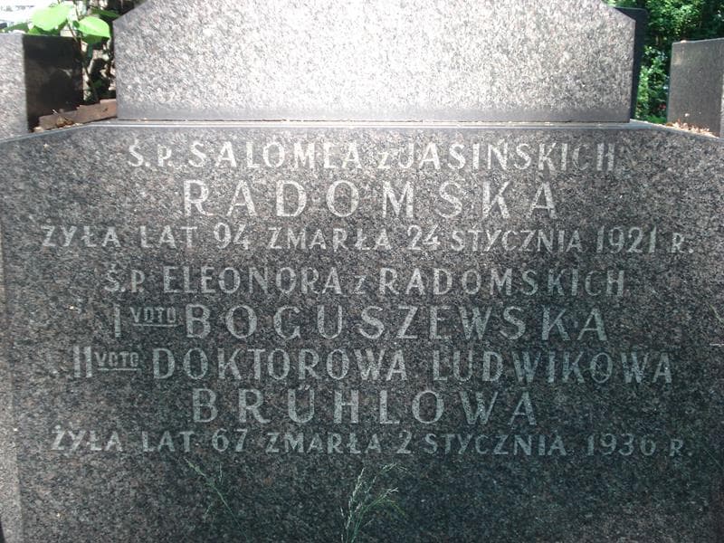 Zdjęcie grobu Eleonora Bruhlowa (2)