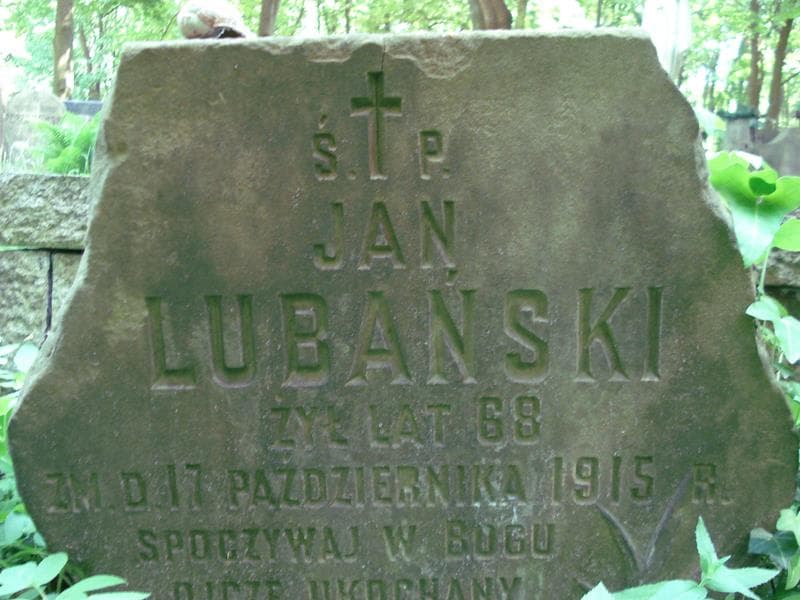 Zdjęcie grobu Jan Lubański (1)