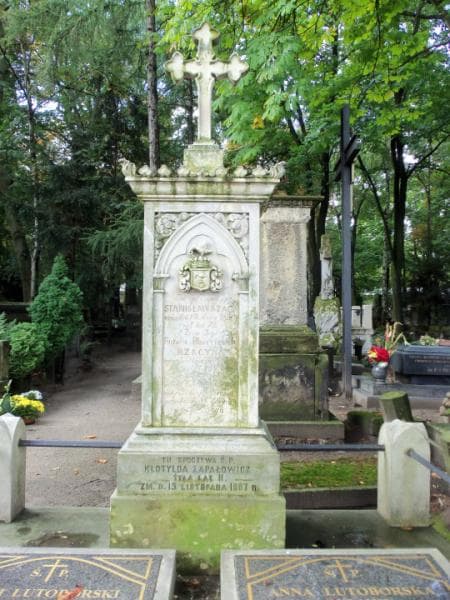 Zdjęcie grobu Wacława Lutoborska (2)