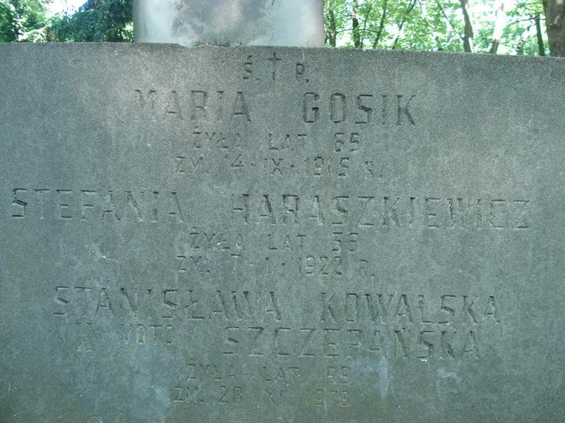 Zdjęcie grobu Maria Gosik (2)