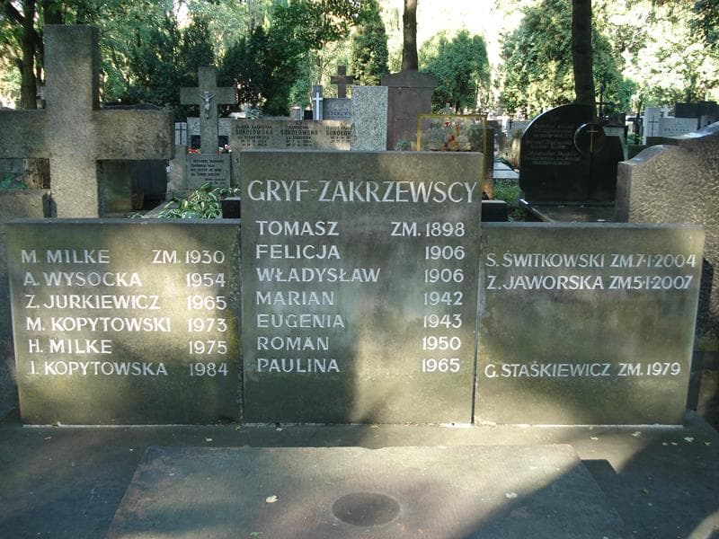 Zdjęcie grobu A. Wysocka (2)