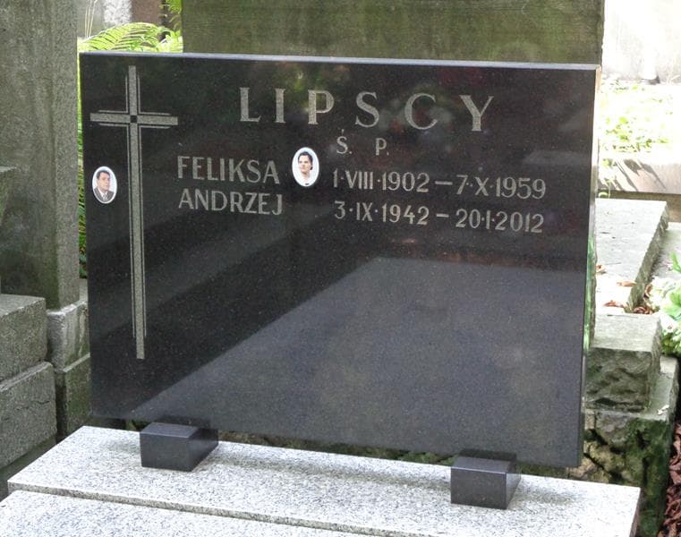 Zdjęcie grobu Feliksa Lipska (2)