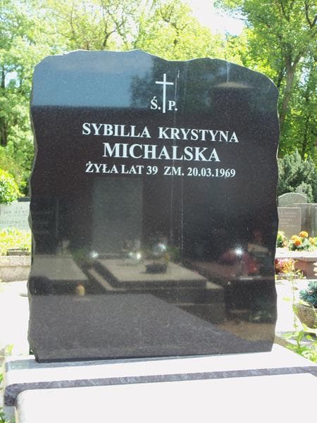 Zdjęcie grobu Sybilla Krystyna Michalska (2)
