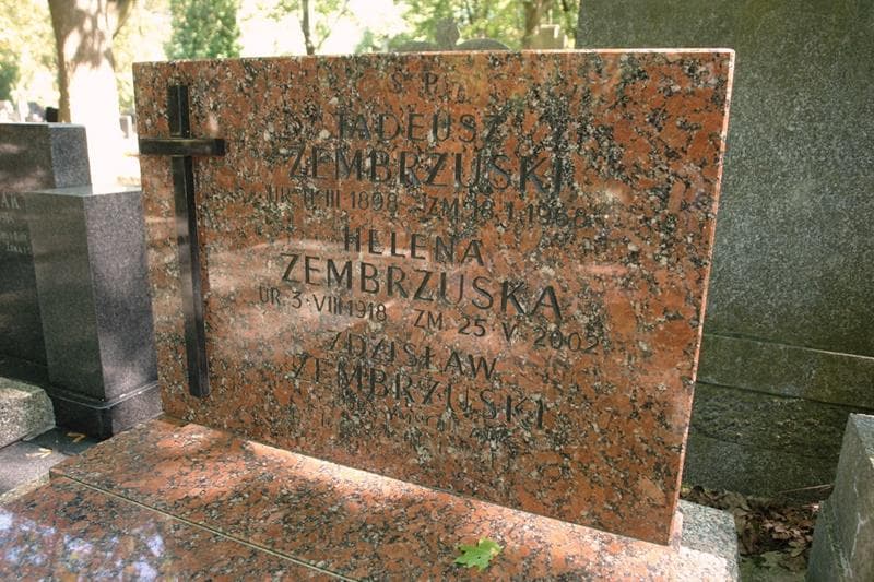 Zdjęcie grobu Tadeusz Zembrzuski (2)