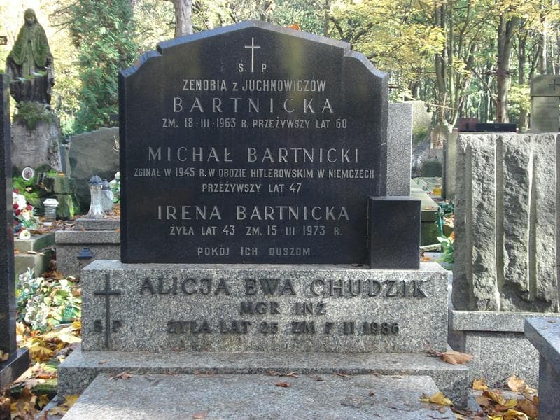 Zdjęcie grobu Zenobia Bartnicka (2)
