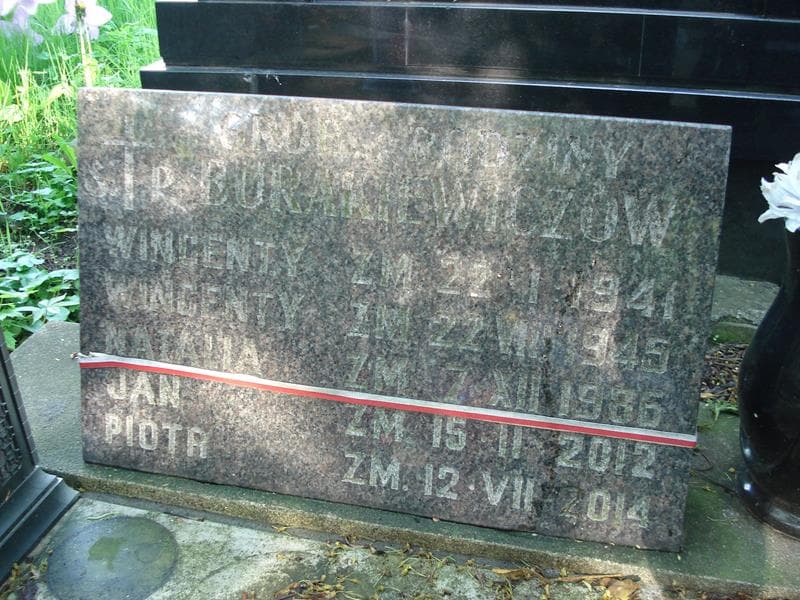 Zdjęcie grobu Wincenty Burakiewicz (1)