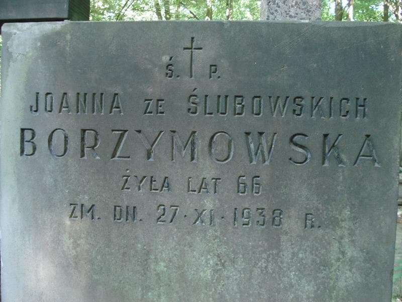 Zdjęcie grobu Joanna Borzymowska (2)