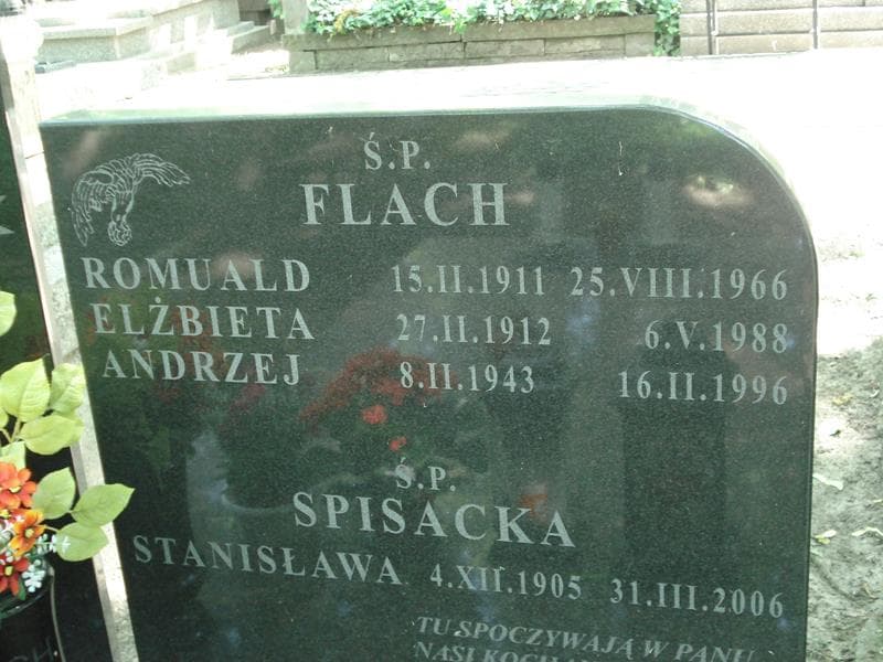 Zdjęcie grobu Romuald Flach (2)