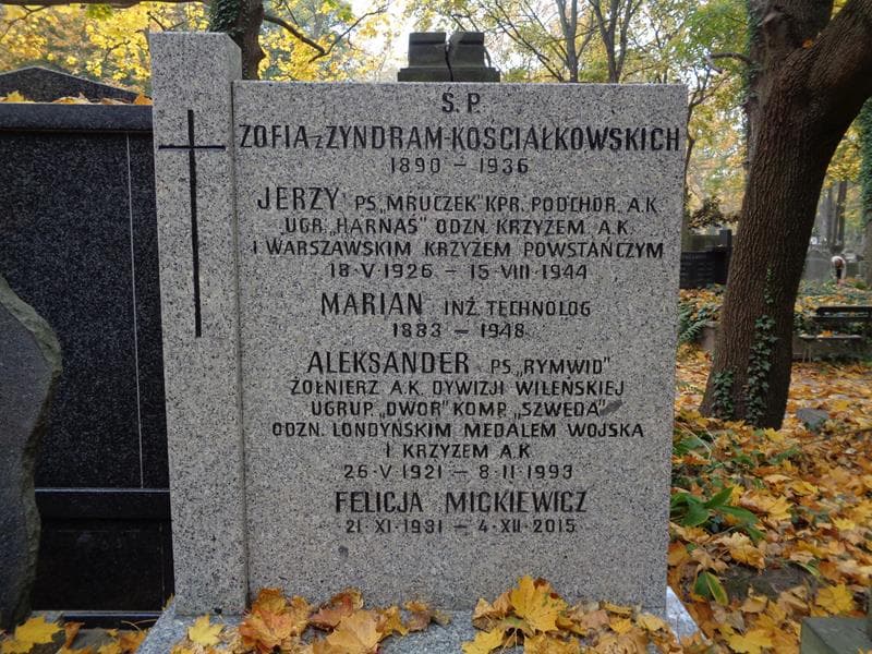 Zdjęcie grobu Jerzy Rymwid-Mickiewicz (2)
