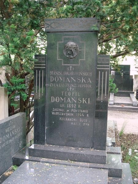 Zdjęcie grobu Eugenia Domańska (2)