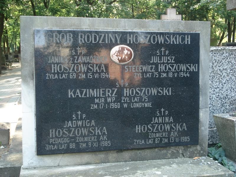 Zdjęcie grobu Kazimierz Hoszowski (2)