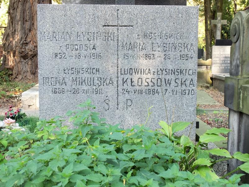 Zdjęcie grobu Ludwika Kłossowska (2)