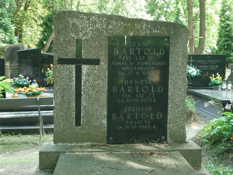Zdjęcie grobu Zdzisław Bartold (2)