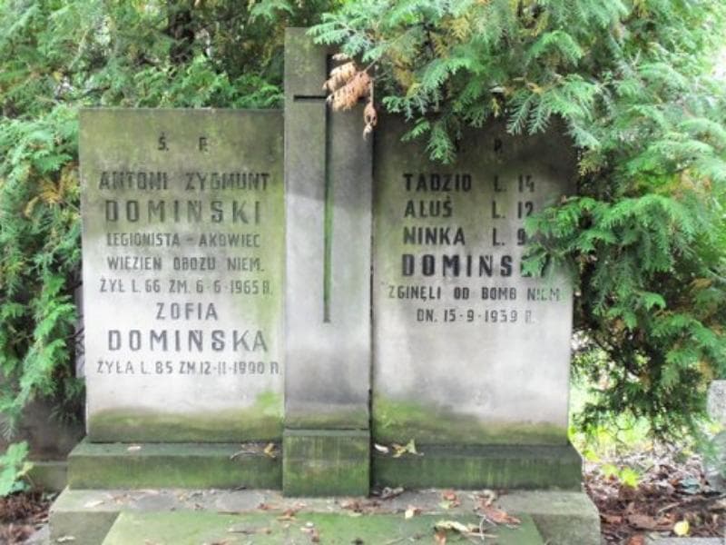 Zdjęcie grobu Antoni Zygmunt Domiński (2)