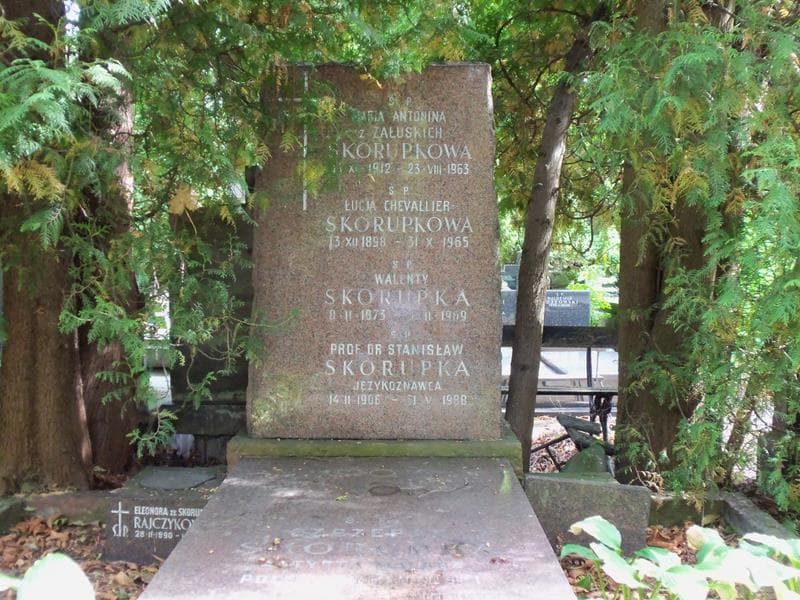 Zdjęcie grobu Łucja Chevallier-Skorupkowa (2)