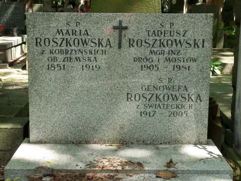 Zdjęcie grobu Maria Roszkowska (2)