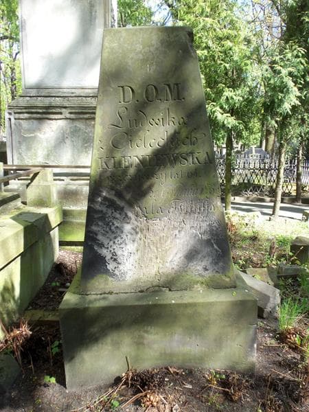 Zdjęcie grobu Ludwika Kleniewska (2)