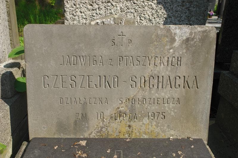 Zdjęcie grobu Jadwiga Czeszejko - Sochacka (2)
