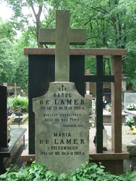 Zdjęcie grobu Maria De Lamer (2)