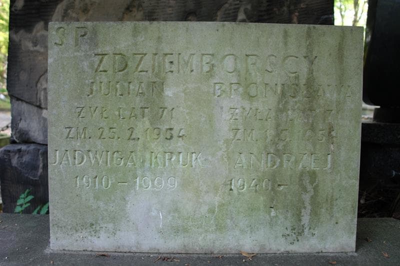 Zdjęcie grobu Julian Zdziemborski (2)
