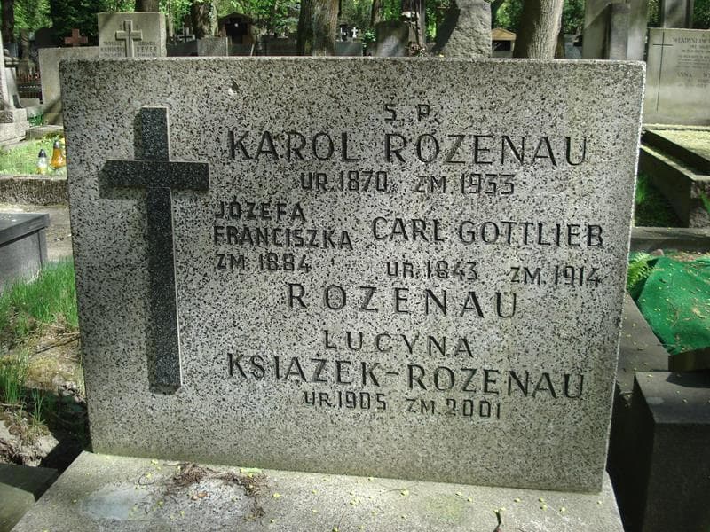 Zdjęcie grobu Lucyna Książek - Rozenau (1)