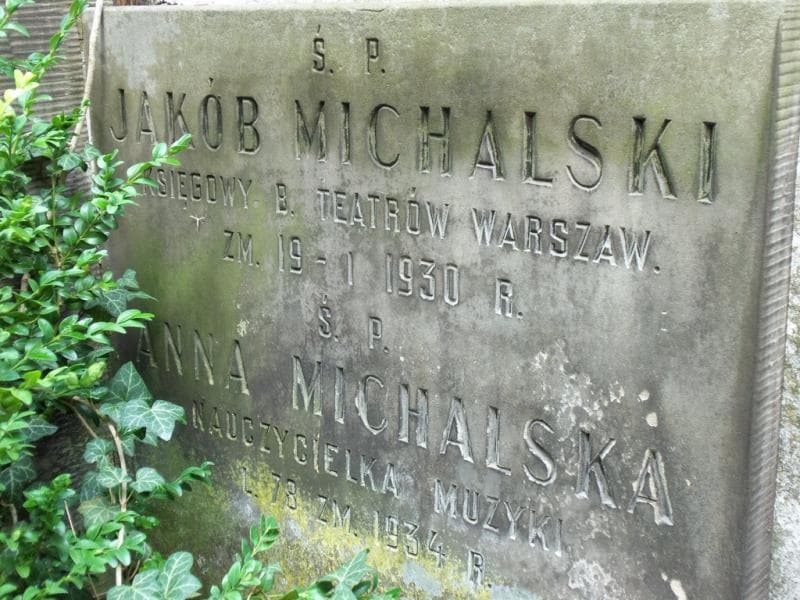 Zdjęcie grobu Jakób Michalski (2)