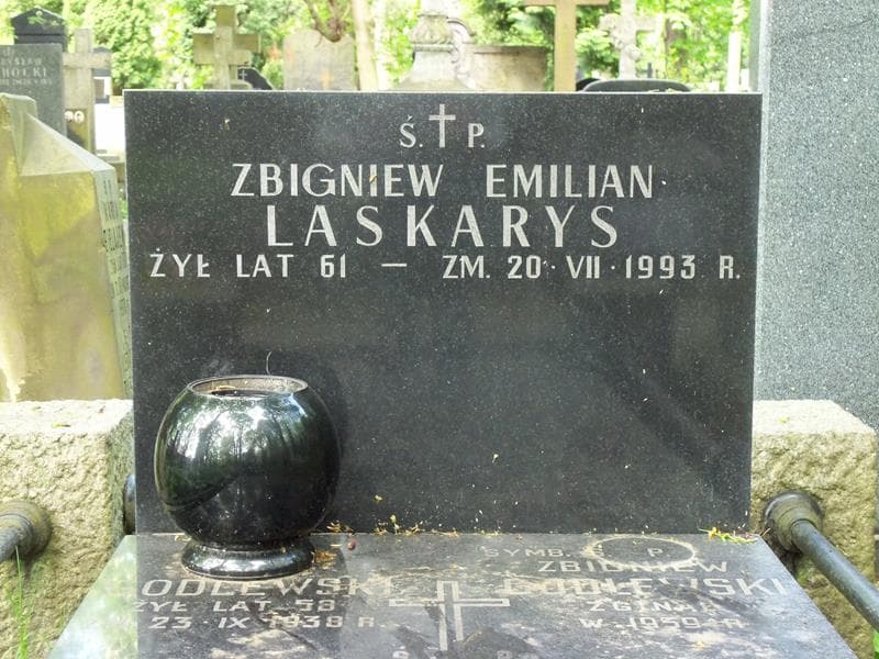 Zdjęcie grobu Zbigniew Emilian Laskarys (2)