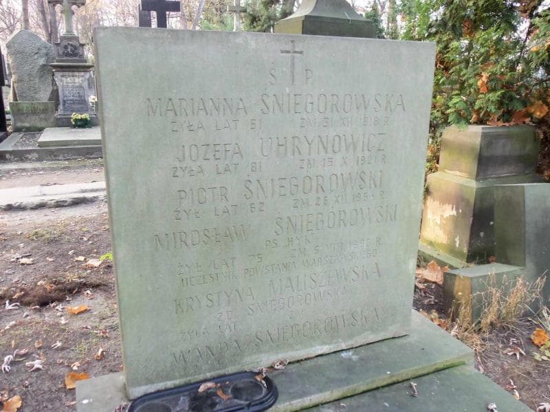 Zdjęcie grobu Józefa Uhrynowicz (2)