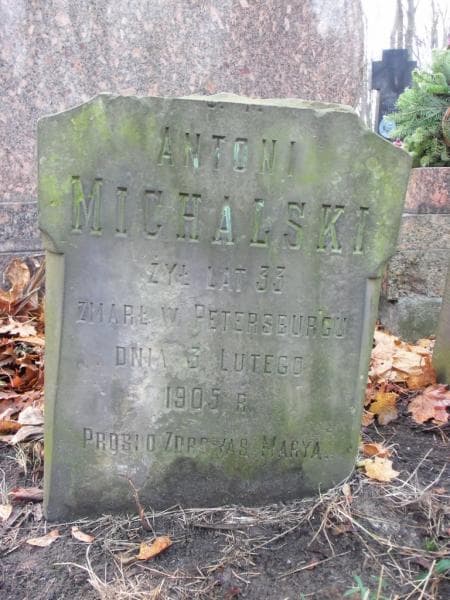 Zdjęcie grobu Antoni Michalski (1)
