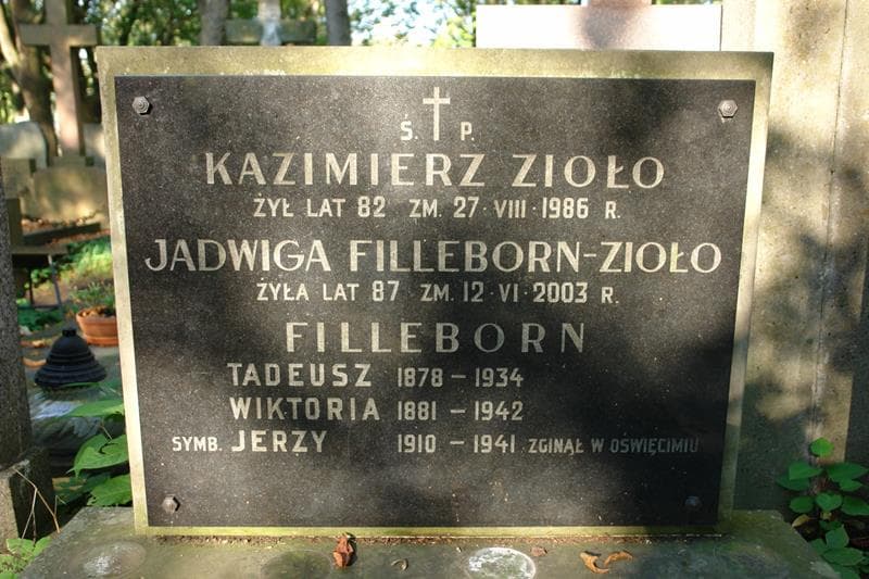 Zdjęcie grobu Jadwiga Filleborn - Zioło (2)