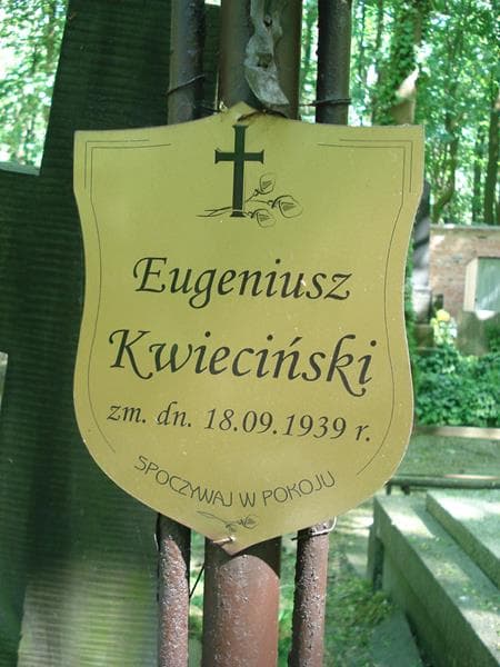 Zdjęcie grobu Eugeniusz Kwieciński (2)