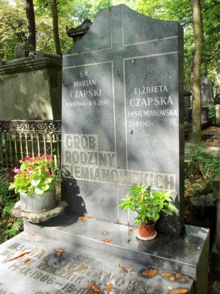 Zdjęcie grobu Marian Czapski (2)