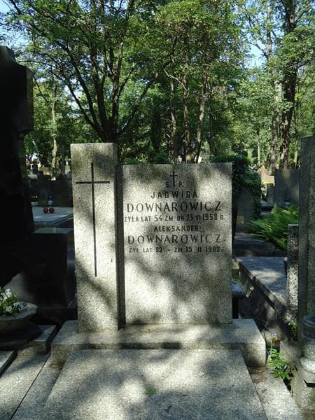 Zdjęcie grobu Jadwiga Downarowicz (2)