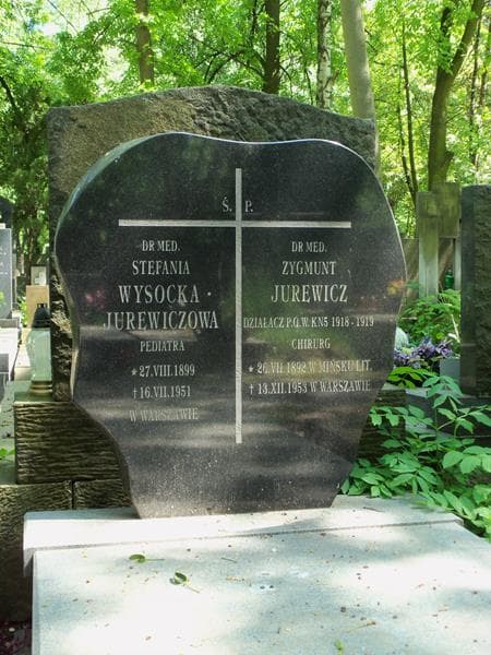 Zdjęcie grobu Stefania Wysocka-Jurewiczowa (2)