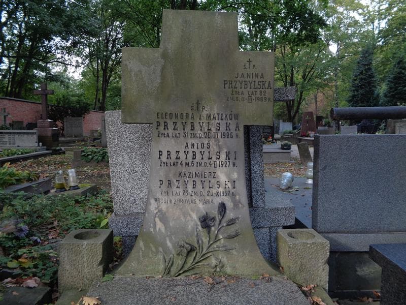 Zdjęcie grobu Eleonora Przybylska (2)
