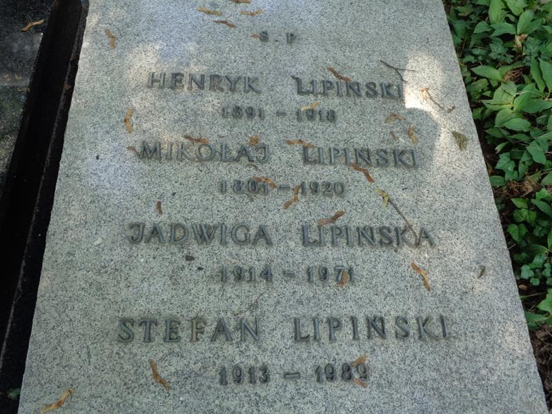 Zdjęcie grobu Henryk Lipiński (1)